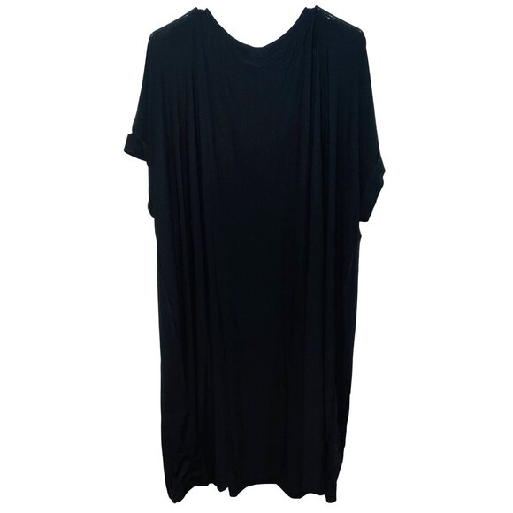 LuLaRoe Chelsea Dress Black 3XL Short Sleeve Loose Fit Casual Wear - Picture 3 of 4